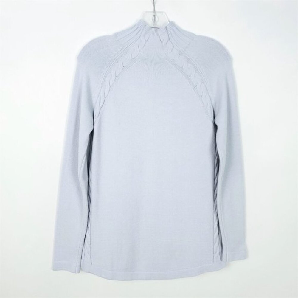 Melanie Lyne Cable Knit Detail Sweater Top Size XS - Picture 7 of 8